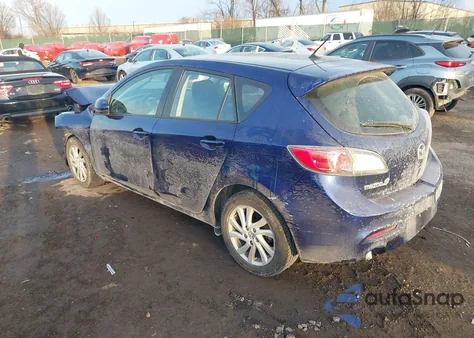 2013 Mazda Mazda3 I Touring from USA, damaged, VIN JM1BL1L76D1723768